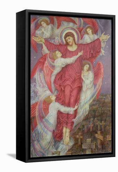 The Red Cross (Allegory of Flanders War Graves), c.1916-Evelyn De Morgan-Framed Premier Image Canvas