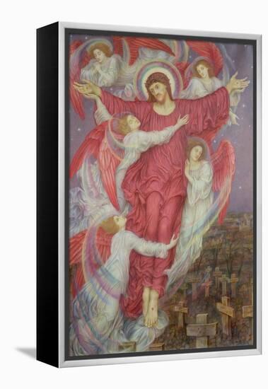 The Red Cross (Allegory of Flanders War Graves), c.1916-Evelyn De Morgan-Framed Premier Image Canvas