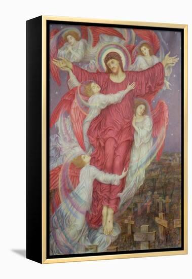 The Red Cross (Allegory of Flanders War Graves), c.1916-Evelyn De Morgan-Framed Premier Image Canvas