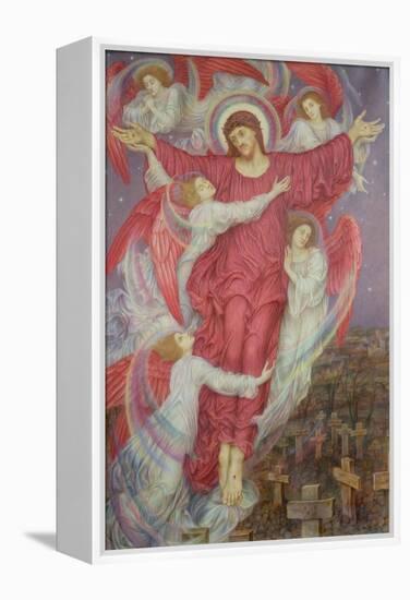 The Red Cross (Allegory of Flanders War Graves), c.1916-Evelyn De Morgan-Framed Premier Image Canvas