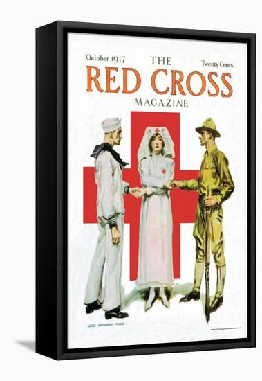 The Red Cross Magazine, October 1917-James Montgomery Flagg-Framed Stretched Canvas