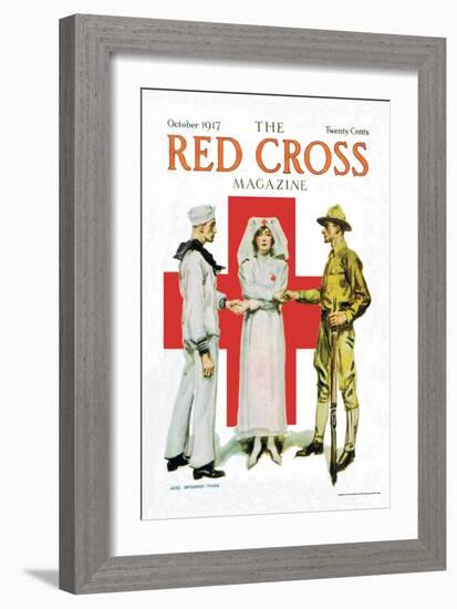 The Red Cross Magazine, October 1917-James Montgomery Flagg-Framed Art Print