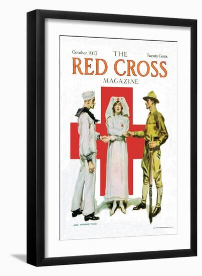 The Red Cross Magazine, October 1917-James Montgomery Flagg-Framed Art Print