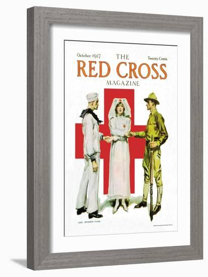 The Red Cross Magazine, October 1917-James Montgomery Flagg-Framed Art Print