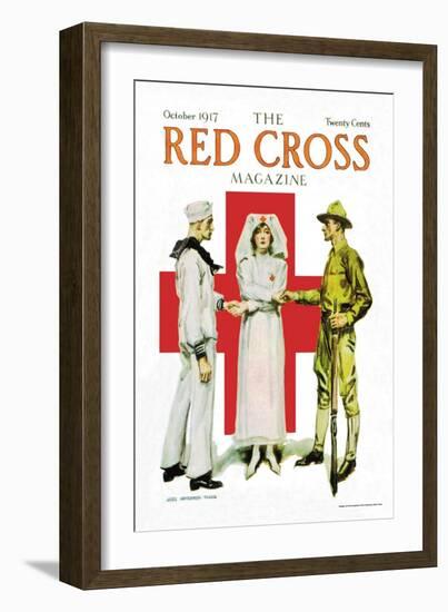 The Red Cross Magazine, October 1917-James Montgomery Flagg-Framed Art Print