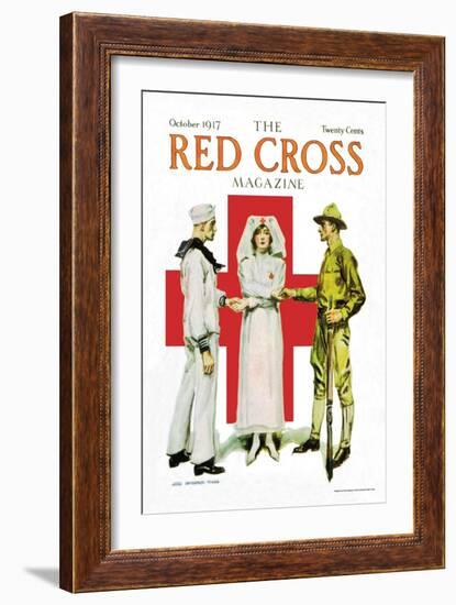 The Red Cross Magazine, October 1917-James Montgomery Flagg-Framed Art Print