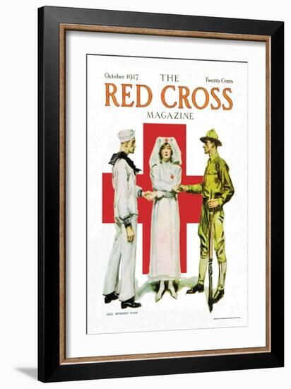 The Red Cross Magazine, October 1917-James Montgomery Flagg-Framed Art Print