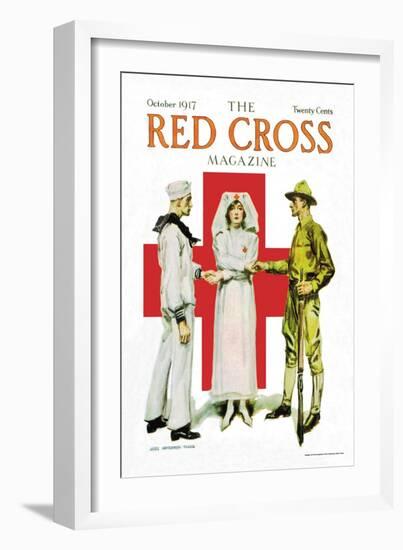 The Red Cross Magazine, October 1917-James Montgomery Flagg-Framed Art Print