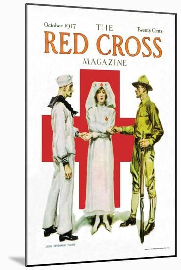 The Red Cross Magazine, October 1917-James Montgomery Flagg-Mounted Art Print