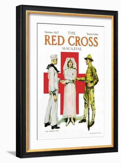 The Red Cross Magazine, October 1917-James Montgomery Flagg-Framed Art Print