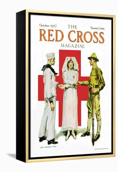 The Red Cross Magazine, October 1917-James Montgomery Flagg-Framed Stretched Canvas