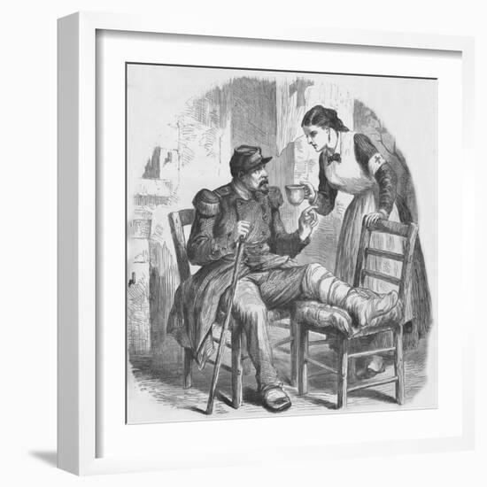 The Red Cross Nurse, 1884-null-Framed Giclee Print