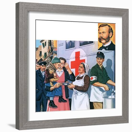 The Red Cross-John Keay-Framed Giclee Print