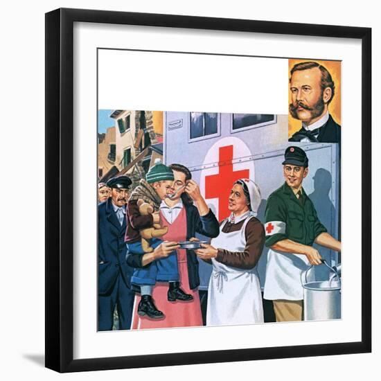 The Red Cross-John Keay-Framed Giclee Print