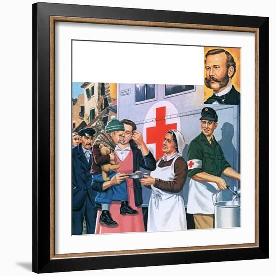 The Red Cross-John Keay-Framed Giclee Print