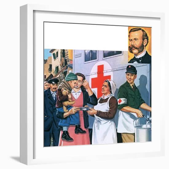 The Red Cross-John Keay-Framed Giclee Print