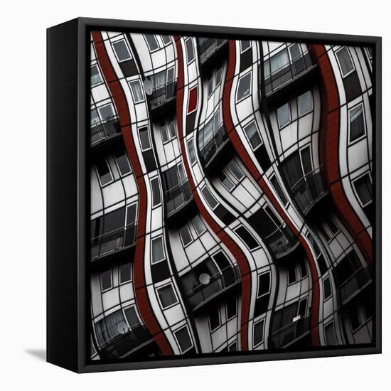 The Red Curtain-Gilbert Claes-Framed Premier Image Canvas