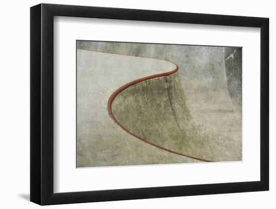 The Red Curve-Greetje van Son-Framed Photographic Print