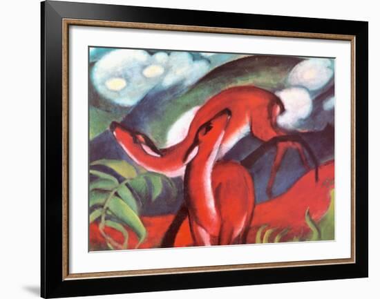 The Red Deer-Franz Marc-Framed Art Print