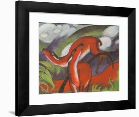 The Red Deer-Franz Marc-Framed Art Print