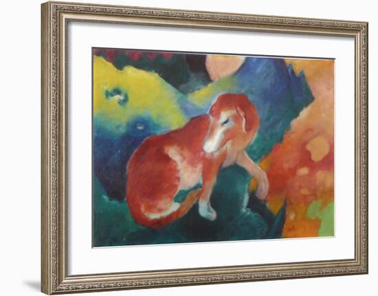 The Red Dog, c.1911-Franz Marc-Framed Art Print