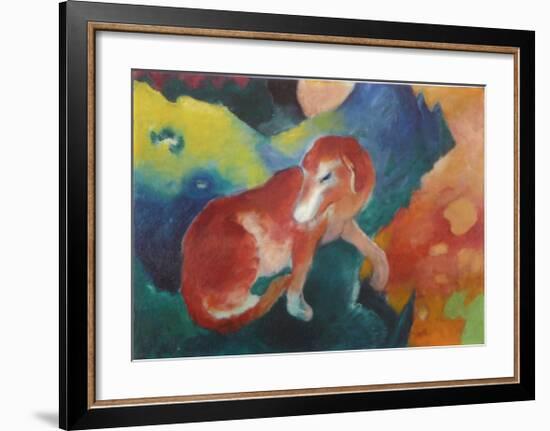 The Red Dog, c.1911-Franz Marc-Framed Art Print