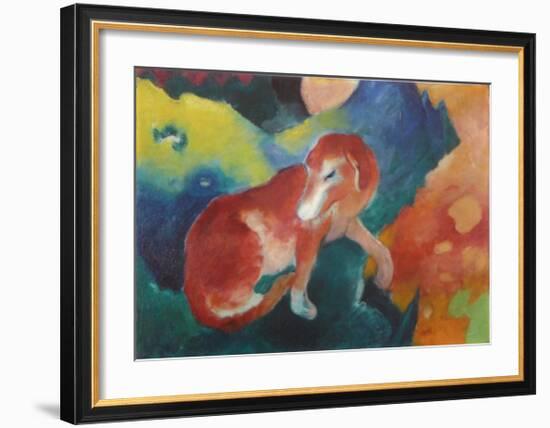 The Red Dog, c.1911-Franz Marc-Framed Art Print