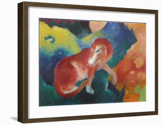 The Red Dog, c.1911-Franz Marc-Framed Art Print