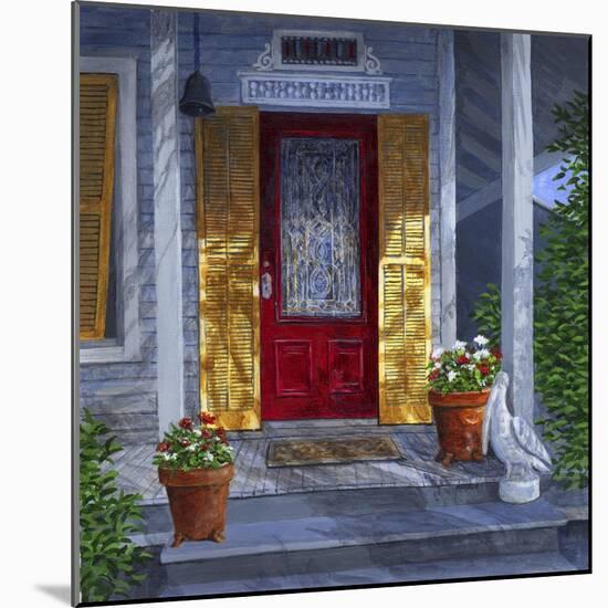 The Red Door-John Morrow-Mounted Giclee Print