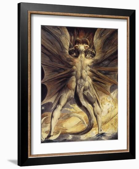 The Red Dragon and the Woman Clothed in Sun, ca 1802-1805-null-Framed Giclee Print
