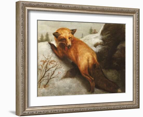 The Red Fox, 1870-Abbott Handerson Thayer-Framed Giclee Print