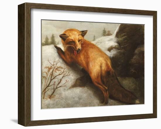 The Red Fox, 1870-Abbott Handerson Thayer-Framed Giclee Print