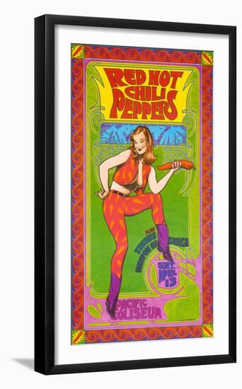 The Red Hot Chili Peppers in Concert-Bob Masse-Framed Art Print