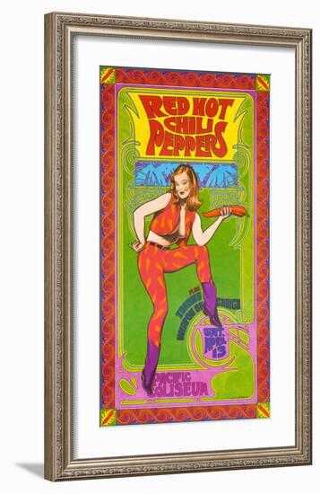 The Red Hot Chili Peppers in Concert-Bob Masse-Framed Art Print