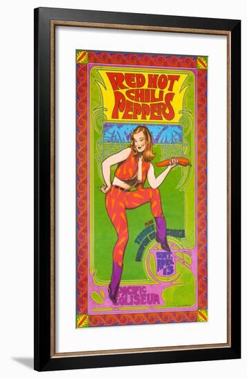 The Red Hot Chili Peppers in Concert-Bob Masse-Framed Art Print