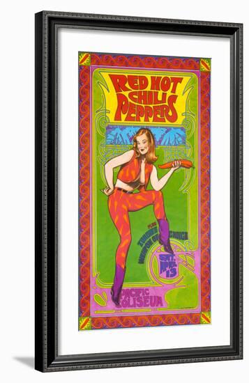 The Red Hot Chili Peppers in Concert-Bob Masse-Framed Art Print