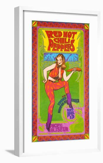 The Red Hot Chili Peppers in Concert-Bob Masse-Framed Art Print