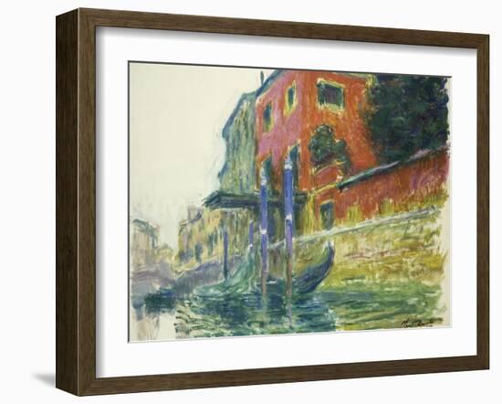 The Red House; La Maison Rouge, 1908-Claude Monet-Framed Giclee Print