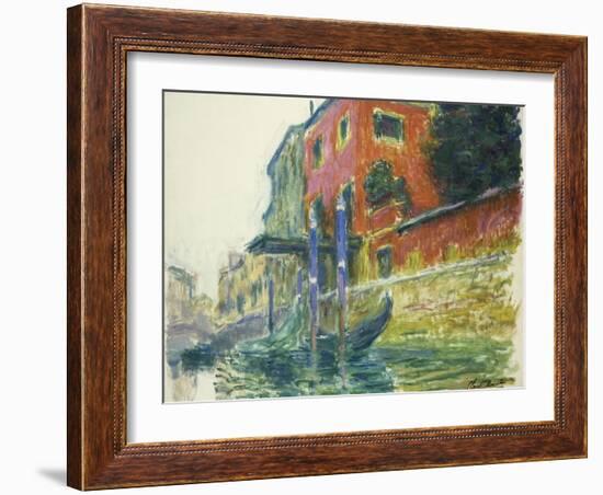 The Red House; La Maison Rouge, 1908-Claude Monet-Framed Giclee Print