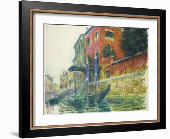 The Red House; La Maison Rouge, 1908-Claude Monet-Framed Giclee Print