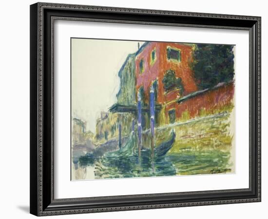 The Red House; La Maison Rouge, 1908-Claude Monet-Framed Giclee Print