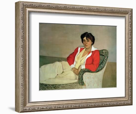 The Red Jacket-Félix Vallotton-Framed Giclee Print