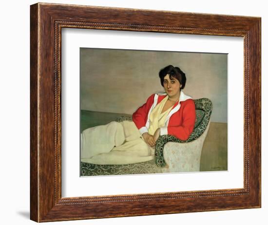 The Red Jacket-Félix Vallotton-Framed Giclee Print