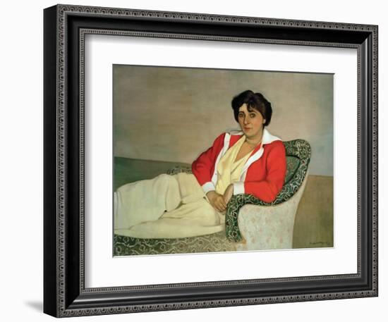 The Red Jacket-Félix Vallotton-Framed Giclee Print