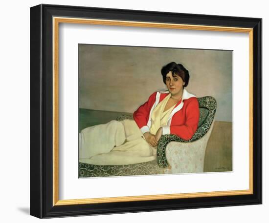 The Red Jacket-Félix Vallotton-Framed Giclee Print