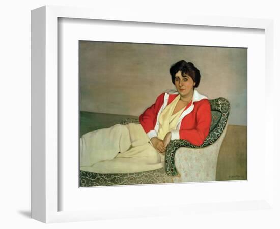 The Red Jacket-Félix Vallotton-Framed Giclee Print