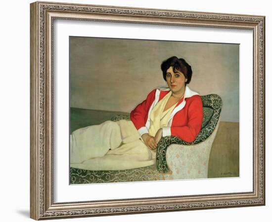 The Red Jacket-Félix Vallotton-Framed Giclee Print