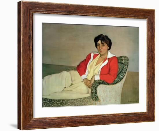 The Red Jacket-Félix Vallotton-Framed Giclee Print