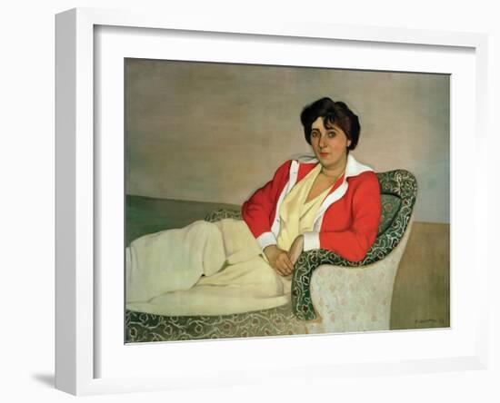 The Red Jacket-Félix Vallotton-Framed Giclee Print