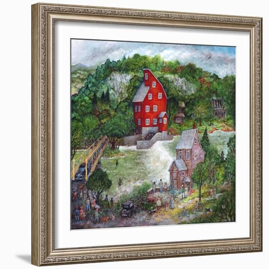 The Red Mill-Bill Bell-Framed Giclee Print